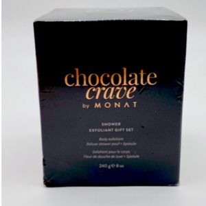 Monat chocolate body scrub